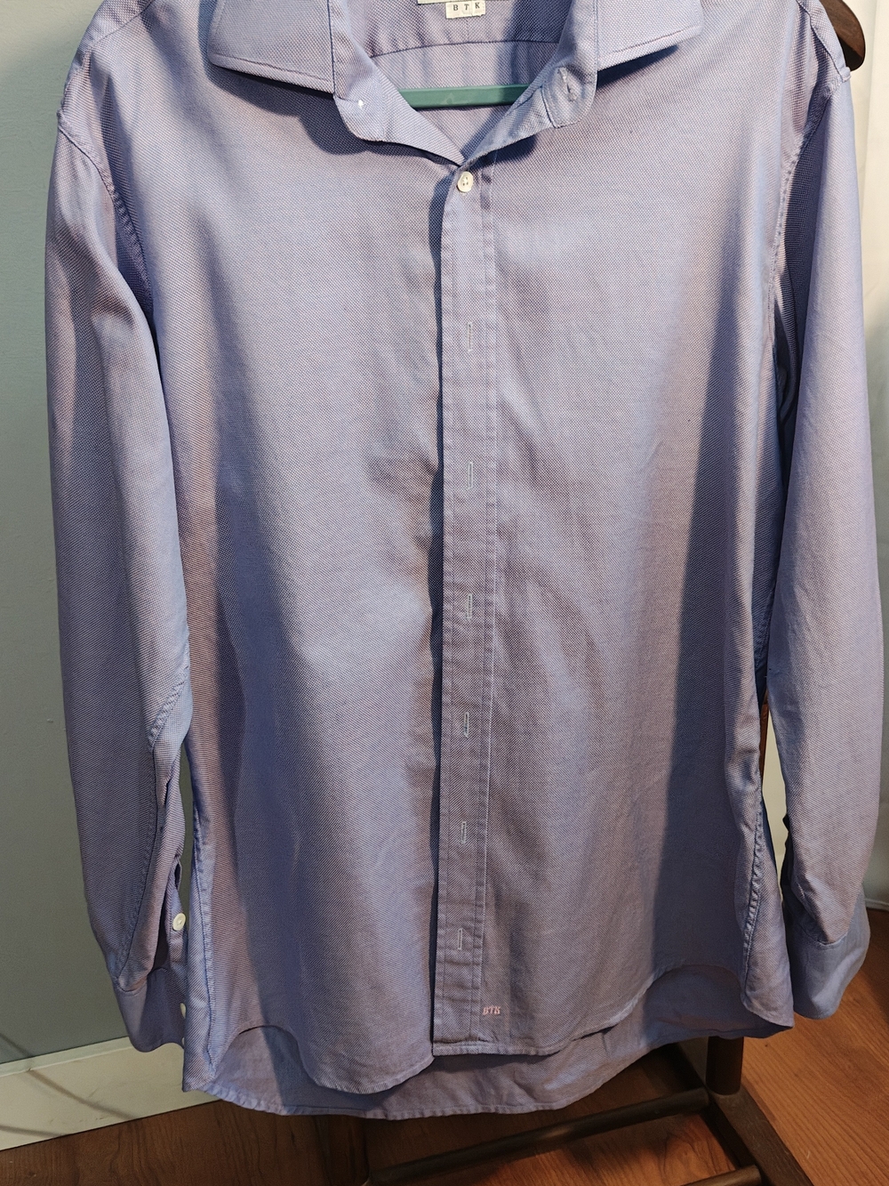 Light Blue Button-Up Dress Shirt